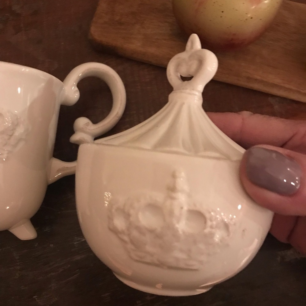 ▪️Shabby Chic Creamer & Sugar Bowl - Picture 5 of 9